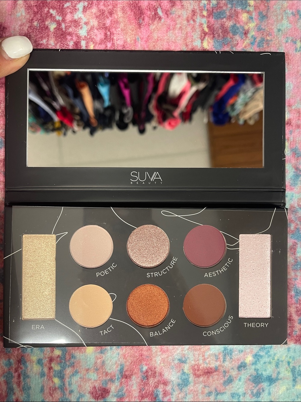 Suva Beauty Poetic Eyeshadow Palette - Pink & Warm Neutrals
